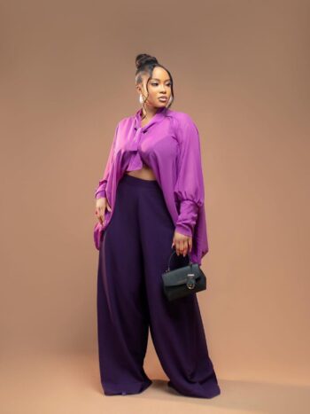 Summer Pant set purple