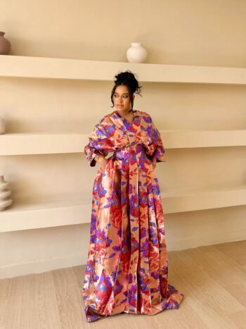 Hailey Damask Dress (Long)