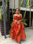 NNEOMA DRESS Orange 1