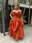NNEOMA DRESS Orange 1