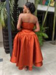 NNEOMA DRESS Orange 1