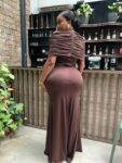 Dream girl dress brown 1