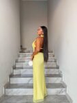 Bomb dress with kimono