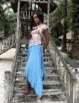 Vina Skirt Set – blue