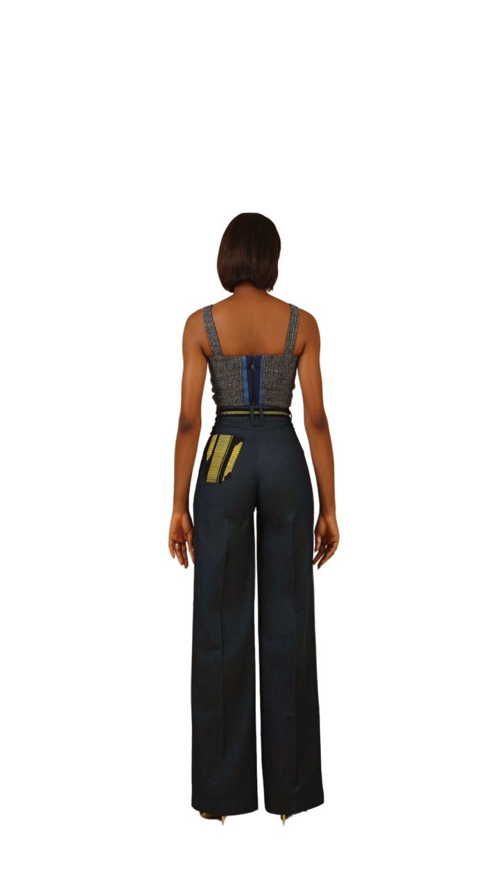 umi bustier blue back