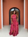 Halter Neck Pink Print 1