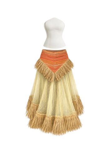 Mari Raffia Skirt and Top